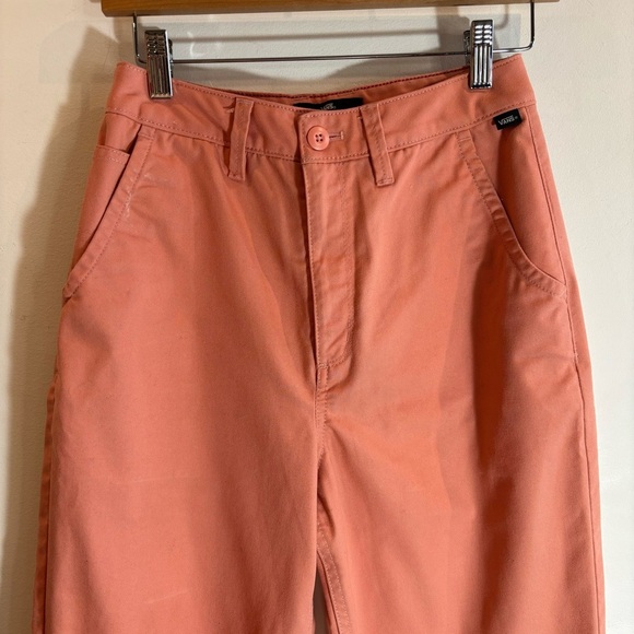 VANS Sz 26 Chino Style Tapered Slim Leg Pockets Cotton Pants Trousers - Picture 3 of 14